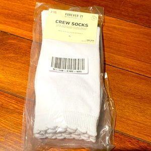 white crew socks